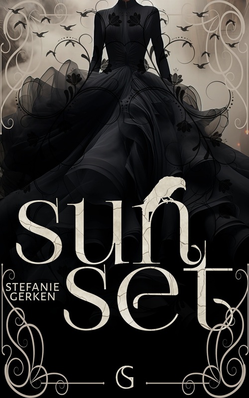 „Cover des Fantasy-Romans ‚Sunset‘ – lektoriert von Obscura Lektorat“